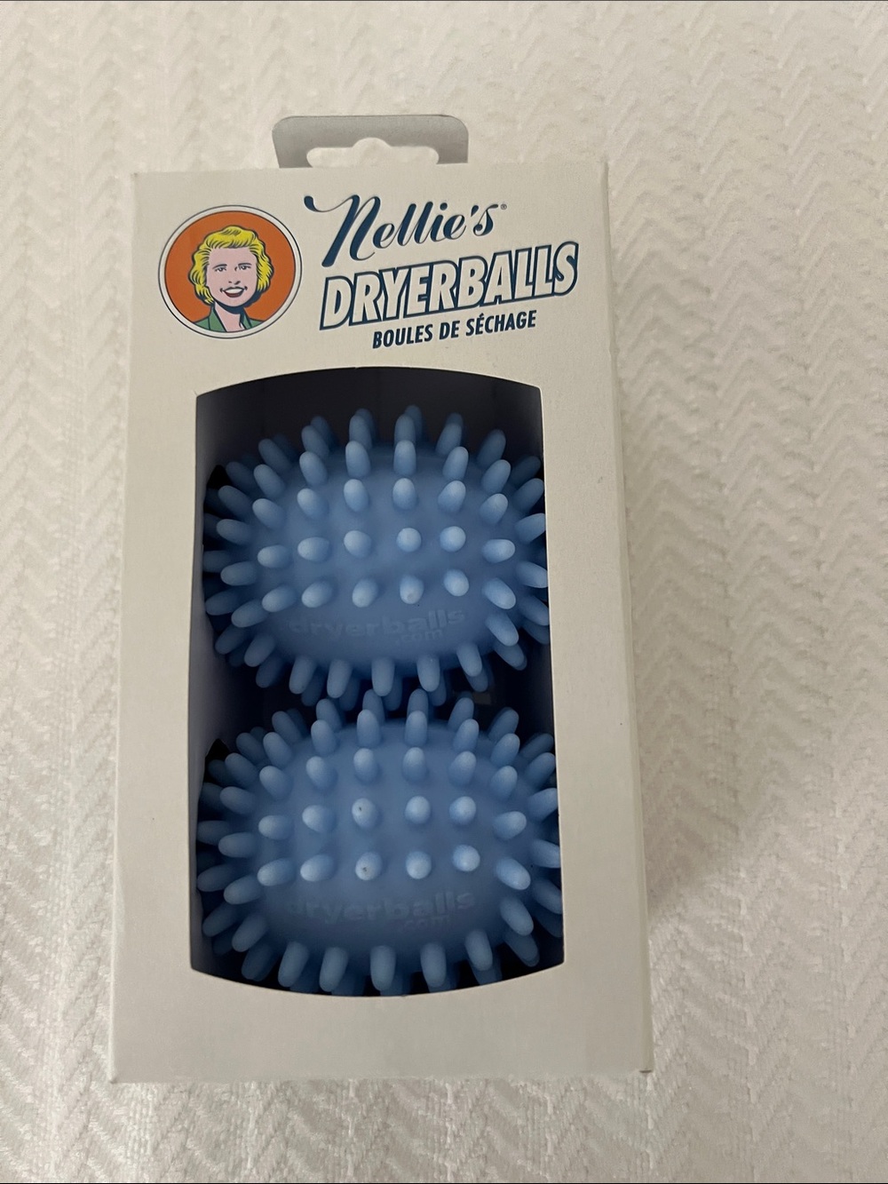 Nellie’s Light Blue Spiked Laundry Balls (2 Pack) new in package
